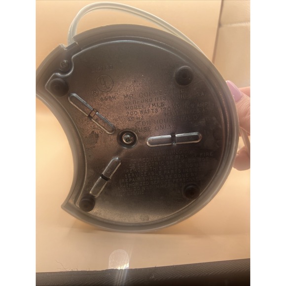 Mr. Coffee Iced Tea Maker 2 QT TM1.5 Red White Base Unit Only No Pitcher - Picture 11 of 12